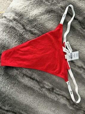 PINK Victoria's Secret Red Triangle Thong